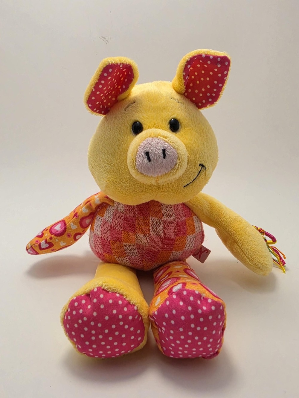 Vintage Portia Pig Plush with No Tag, Ganz Plush (9 inch)